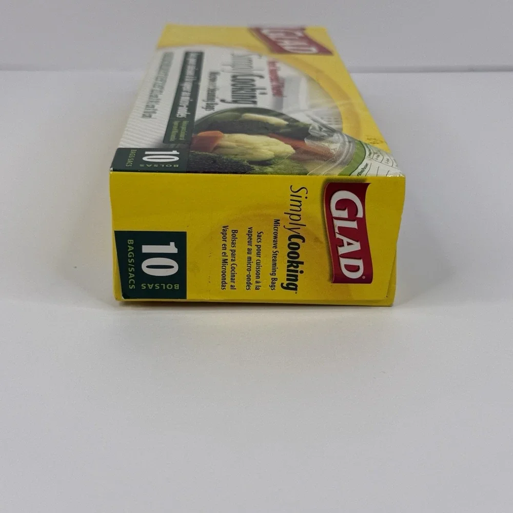 GLAD Simply‎ Cooking Microwave Cooking Steaming Bags Discontinued New Box of 10